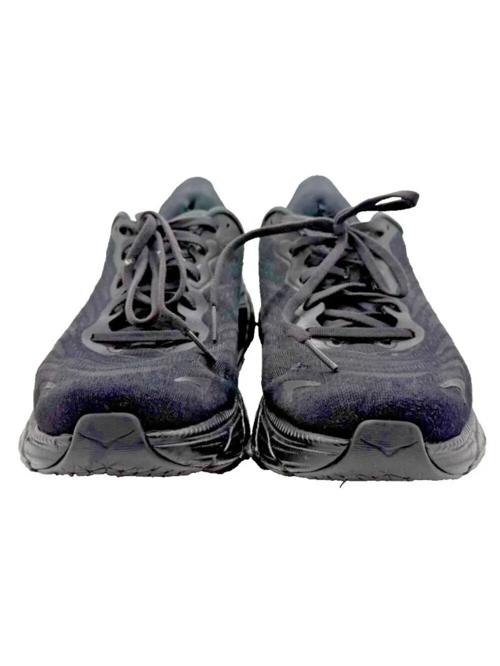 HOKA Arahi 6 Running Shoes Women Size 9.5 Black White Stability Road 1123195BWHT